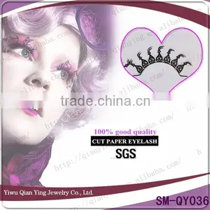 Custom Made Dramatic Paper Made Paper Strip Eyelashes thumbnail-1
