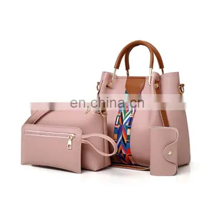 Hot Sale Cheap Price Lady Hand Bags Rts Pu Leather Purses And Handbags Bolsos De Mujer Sac A Main S 4 Pcs In 1 Women Handbag Set thumbnail-1