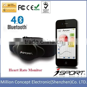 Bluetooth 4.0 Wireless Transmission Body Fit Heart Rate Monitor Watch thumbnail-1