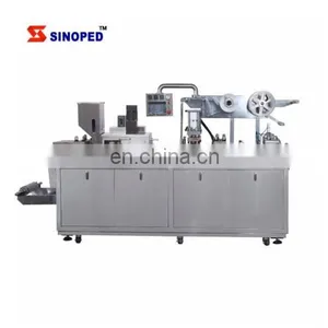China Suppliers DPP80/140 PVC Aluminum Foil Tablet Capsule Oil Honey Liquid Jam Butter Flexible Blister Packing Machine thumbnail-1
