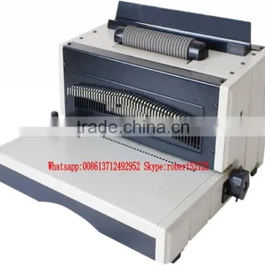 NanBo EC8702 Factory Cheapest Price Manual Punch Electric Bind Plastic Single Spiral Binding Machine thumbnail-5