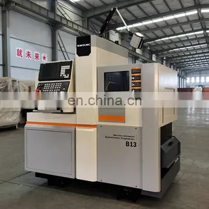 China Hot Sell High Quality B13 Swiss Type 5 Axes Cnc Lathe With Dual Spindle thumbnail-2