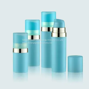 GR102A Mini Empty Cosmetic Plastic Airless Pump Bottles Dia 25.5mm 5ML 10ML 15ML 18ML With PP/PP PCR Material thumbnail-1