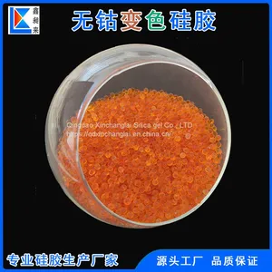 Orange Silica Gel 3-5mm Orange to Green Cobalt-free Color-changing Silica Gel thumbnail-4