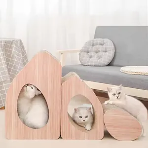 MeowLove Hot Sales Scratcher Cat Play Toy Corrugated Cardboard Cat Scratcher Cat Cardboard thumbnail-3