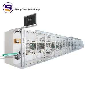 Full Servo 3 Pcs Pull up Baby Diaper Production Line Baby Diaper Machine Baby Diaper Making Machine thumbnail-1