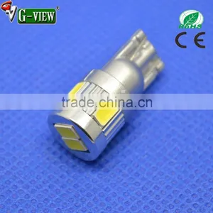 Wholesale 12V T10 6SMD 5630 Car LED Auto Light Bulb W5W White T10 Led thumbnail-1