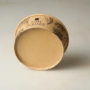 Factory Direct 2024 Best-selling Paper Salad Soup Bowl With Lid 8oz 16oz 32oz Kraft Paper Bowl thumbnail-3