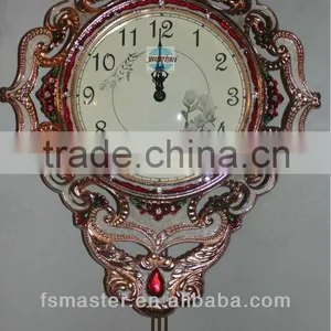 Antique Wall Clock Metal Quartz Wall Clock Quality Wall Clocks thumbnail-1