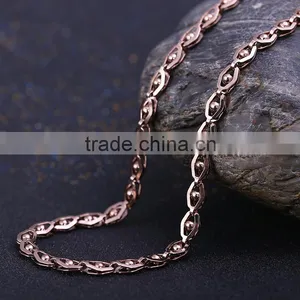 Luxuriant Coffee Gold Plated Link Chain Decorative Chain Necklace Jewelry Chain thumbnail-2