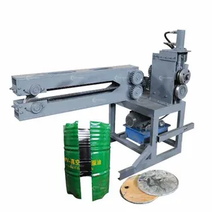 Hot Sale Easy to Operate Oil Drum Iron Barrel Cutting Equipment Chemical Barrel Recycling Machinery thumbnail-2