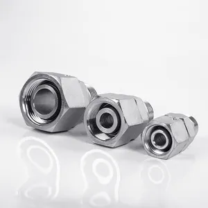 Yonghua Parker EGE Union Swivel Joint, Ferrule-Type Hydraulic Adapter, 2MC 2MD Stainless Steel Fitting thumbnail-4