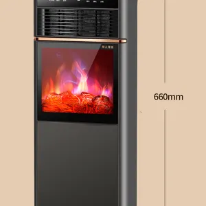 Heater/3D Atomizing Fireplace Warm Air/machine Simulation Flame/steam Humidifier Voice Remote Control Fireplace(Wechat:13510231336） thumbnail-3