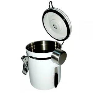Coffee Bean Airtight Container.stainless Steel thumbnail-3