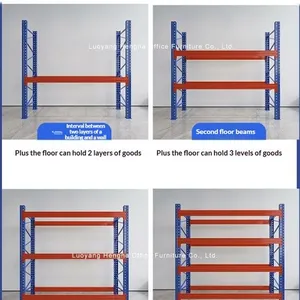 Main Frame Auxiliary Frame Steel Rack — Expand Rows, Save Column Cost, KD Pack for Bulk Order thumbnail-1