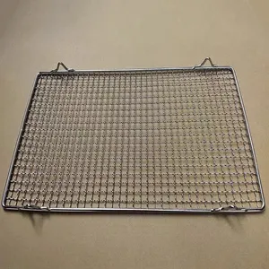 OEM Custom Metal Barbecue Net With Stainless Steel Hooks and Free Replacement Offer thumbnail-1