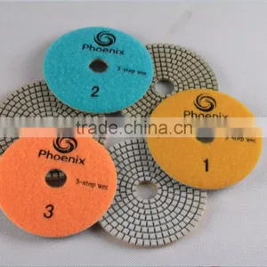 3 Step Wet Diamond Polishing Pads For Granite thumbnail-4