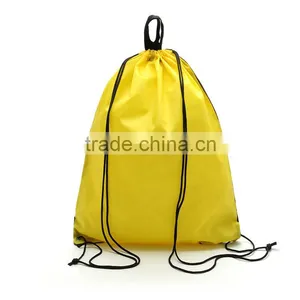 PVC Clothing Tourist Packing Bags Sports Cheap Draw String Backpack Nylon Drawstring Bag thumbnail-2