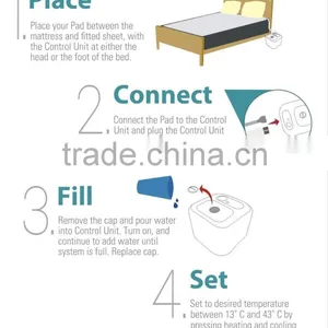 2016 Newest Mattress Topper for Good Sleep Water Cooling and Heating Function thumbnail-1
