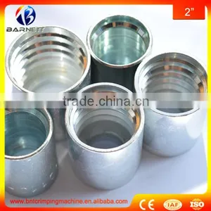 2016 Barnet Carbon Steel Plate Fitting 4SH Hydraulic Hose Fittings Assembly Ferrule/braided Hose Ferrules 00400 thumbnail-2