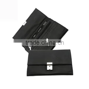 Multifunctional Women Travelling Ticket Wallet With Metal Clasp Closure thumbnail-1