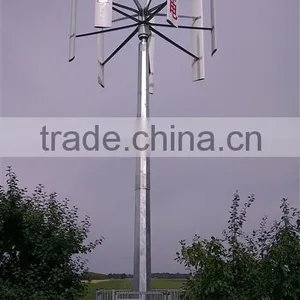 Energy Saving and Non Pollution 10KW VAWT Vertical Axis Wind Turbine thumbnail-2