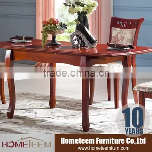 Classic Expanding Dining Table Wood Furniture Feet thumbnail-1