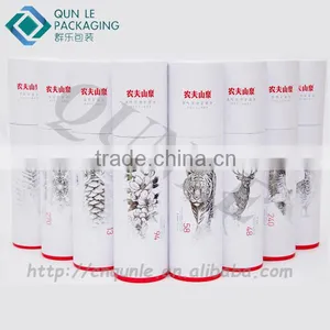 Luxury Customized Round Glass Bottle Paper Packaging thumbnail-1
