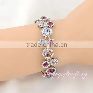 Luxury Tennis Gemstone Ladies Bracelet Models thumbnail-5
