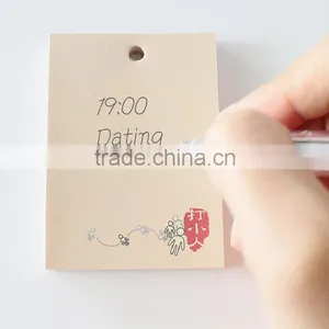 Eco Sticky Notepad With Promotion Note for Bank, Writing Notepads for Students thumbnail-4