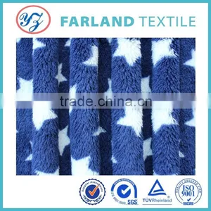 Star Printing Fleece Fabric for Shoes thumbnail-1