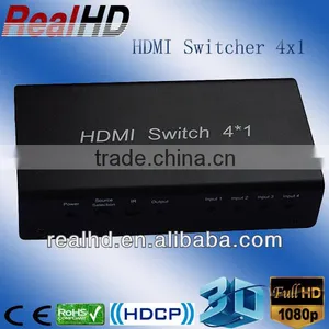 4x1 3D-Support HDMI Quad Screen Multiviewer With Built-In KVM Switch thumbnail-1