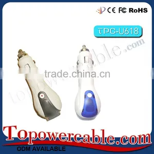 Usb Car Adapter Usb Port To Car Charger For Samsung S7 Edge With Fast Speed thumbnail-1
