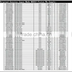 Wholesale Genuine Japan Made ISUMI/MAHLE Piston for Engine 4BD1/4BG1/6BD1/6BG1/4JB1/4JG1/4LE/4HK1/6HK1/6SD1/6RB1/6WG1 thumbnail-6