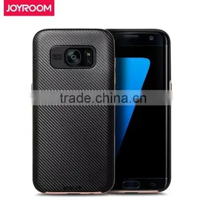 Joyroom Fashion Blade Series Gold Plated Frosted Border Back Case for S7 EDGE 2 in 1 PC Full Cover For S7 thumbnail-2