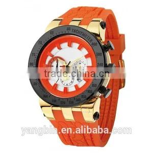 2015 Silicon Strap Luxury Big Dial Watch Made in China Factory thumbnail-1