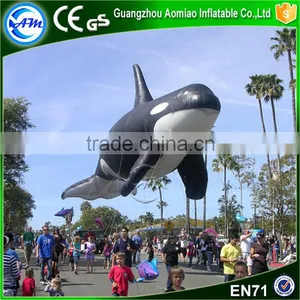 Hot Sale Inflatables Inflatable Blue Whale Giant Inflatable Whale for Parade Supplier's Choice thumbnail-3