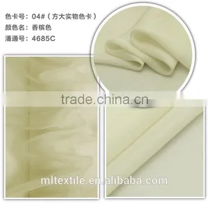 Natural Pure 100% Mulberry 5 Momme Silk Chiffon Fabric thumbnail-2
