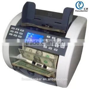 ( Hot ! )mix Value Counting Machine/currency Counter/money Detector With UV MG IR Fake Note Detection for Barbados Dollar(BBD) thumbnail-1