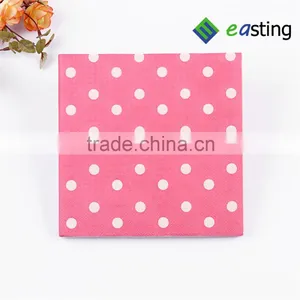 33*33cm Raw Materials Quarter Fold Printed Paper Napkin thumbnail-3