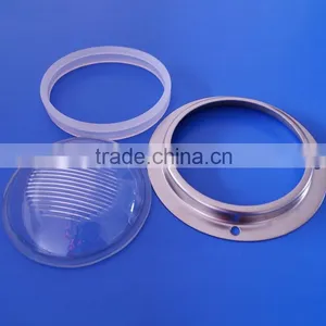 Anti-glare LED Optical Glass Lens Hardware for Industrial Light thumbnail-2