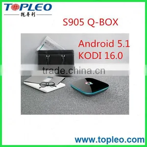 Android 5.1 Operation System S905 Amlogic Q-Box TV Box in China thumbnail-1