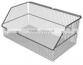 Small Metal Baskets for Hospital/Chrome Wire Baskets/Wall Pannel Baskets thumbnail-3