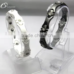 Titanium Bracelet With Magnetic thumbnail-1