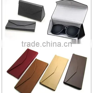 PU Leather Folding Glasses Handmade Eyeglasses Case thumbnail-6