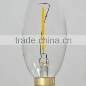 Dimmable C35 1W LED FILAMENT Candle Lights E12S 110V US thumbnail-1