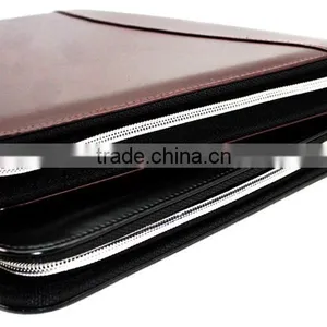 A4 Business Folder Leather/PU Fashionable Cheap Leather Portfolio/ Travel Portfolio Bulk Buy thumbnail-2