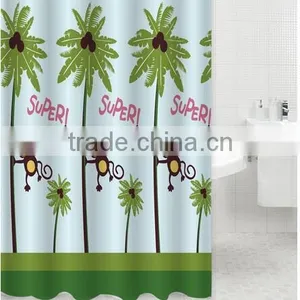 Lovely Style Drawing Cars Polyester Shower Curtain, Bath Curtain for Family thumbnail-4