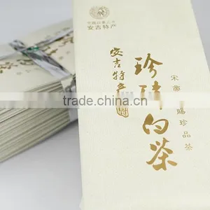 Customized Printed Natural Kraft Paper Stand up Pouch / Tea Packaging Bags thumbnail-2