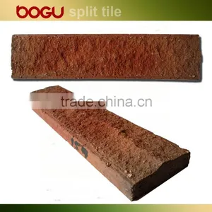 Red Terracotta Outside Wall Decorative Clinker Tile Manufactured thumbnail-1